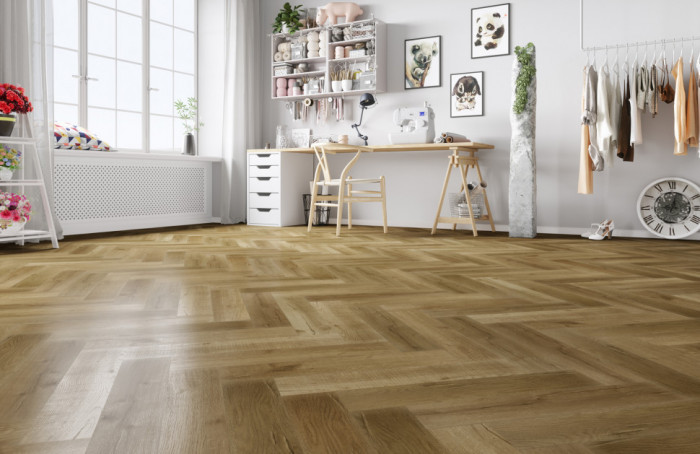 Каменный ламинат SPC ReFloor Fargo Parquet 33-81996-9  Дуб Робуста (615*123*4мм)