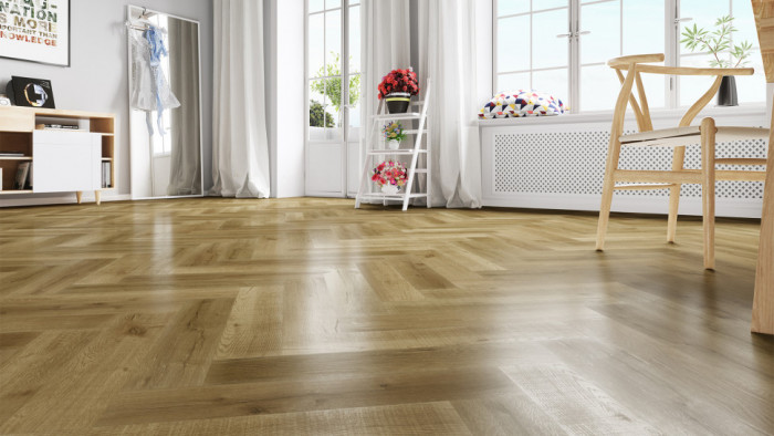 Каменный ламинат SPC ReFloor Fargo Parquet 33-81996-9  Дуб Робуста (615*123*4мм)