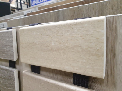 Плинтус SPC FARGO JC11006-3 Карамельный кварцит 2200*80*11мм