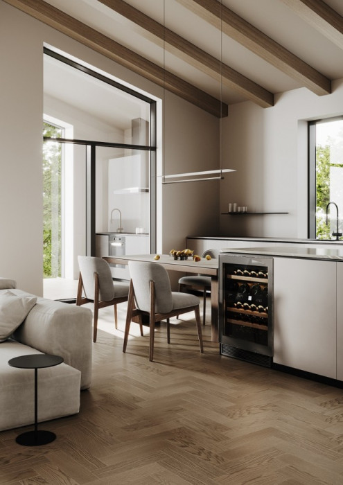 Кварцевый SPC паркет Quartz Parquet Штучный паркет Дуб Муссон 44-1258-02