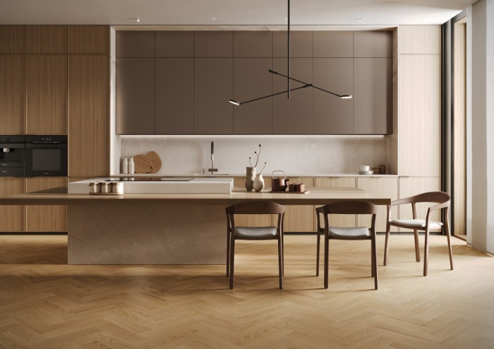 Кварцевый SPC паркет Quartz Parquet Штучный паркет Дуб Тоскана 44-407