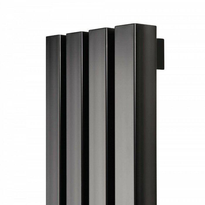 Вертикальные радиаторы 60x60 V 12 секций, Черные RAL9005