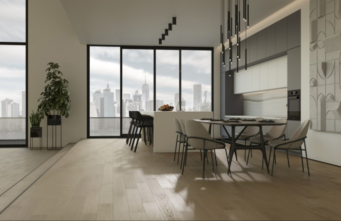 Кварцевый SPC паркет Quartz Parquet CLASSIC Дуб Австрийский 418 браш