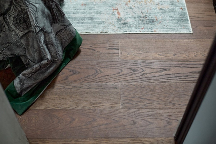 Кварцевый SPC паркет Quartz Parquet CLASSIC Дуб Брауни 413 браш