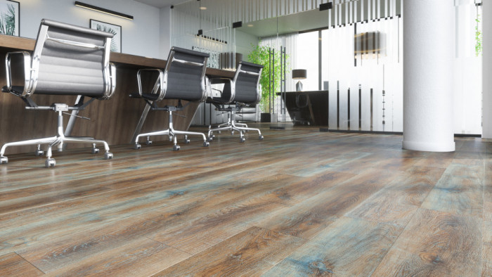 Каменный ламинат SPC ReFloor Fargo Comfort Дуб Карамельный 366-2B