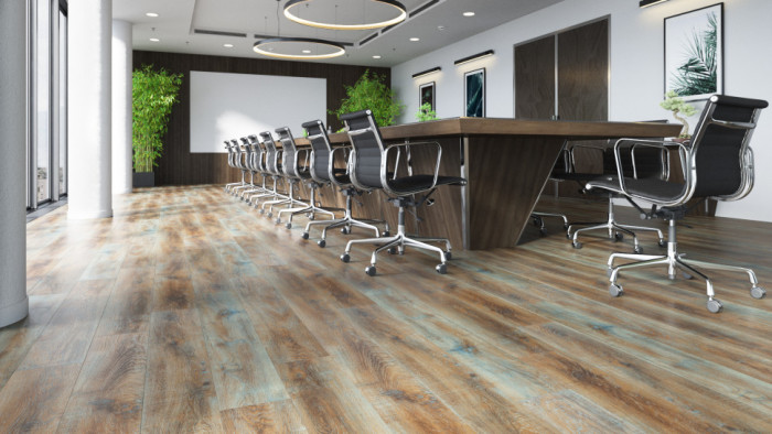 Каменный ламинат SPC ReFloor Fargo Comfort Дуб Карамельный 366-2B