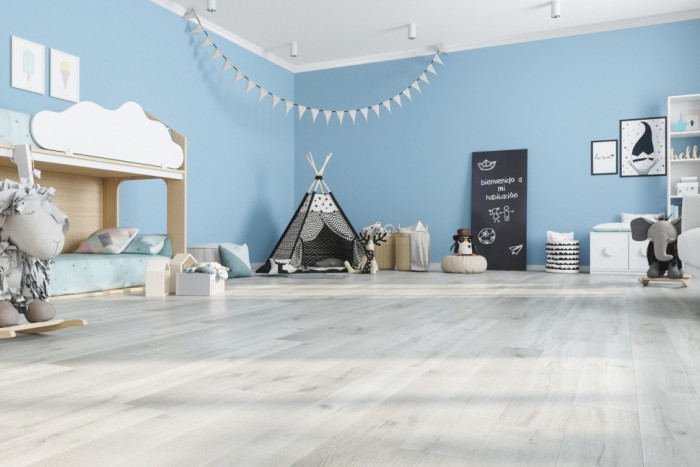 Каменный ламинат SPC ReFloor Fargo Comfort Дуб Лондонский Туман 81996-14