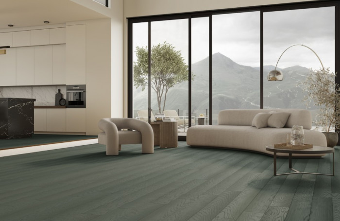 Кварцевый SPC паркет Quartz Parquet CLASSIC Дуб Средиземноморский 409 браш