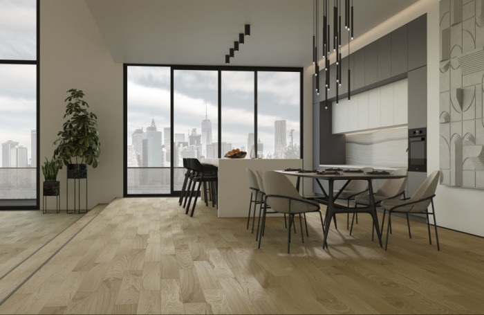 Кварцевый SPC паркет Quartz Parquet CLASSIC Дуб Тоскана 407 браш