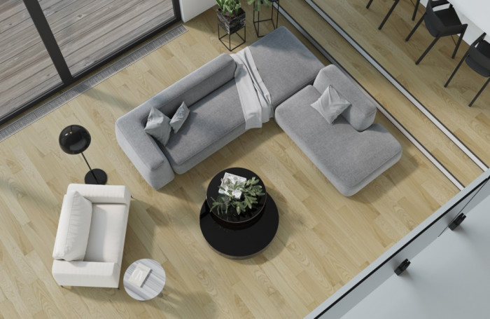 Кварцевый SPC паркет Quartz Parquet CLASSIC Дуб Тоскана 407 браш