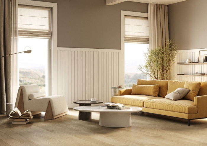 Кварцевый SPC паркет Quartz Parquet CLASSIC Дуб Хельсинки 1258-58