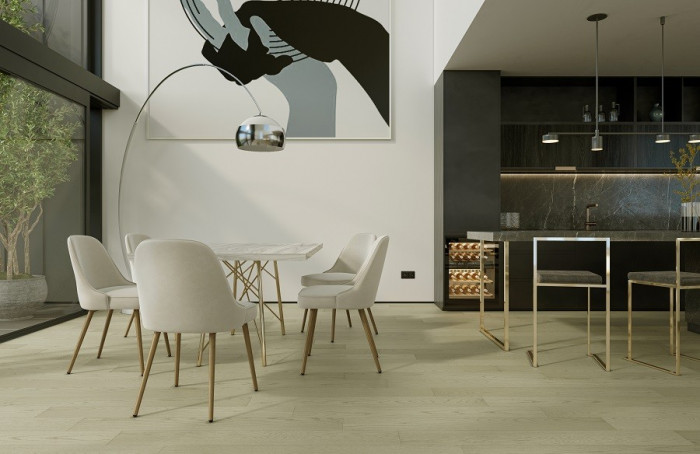 Кварцевый SPC паркет Quartz Parquet CLASSIC Дуб Шампань 414 браш