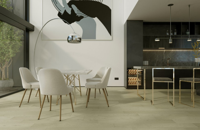 Кварцевый SPC паркет Quartz Parquet CLASSIC Дуб Шампань 414 браш