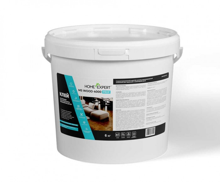 MS-клей для паркетной и инженерной доски Home Expert 4000 MS WOOD PROF