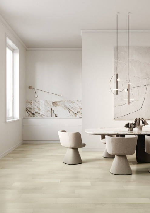 Кварцевый SPC паркет Quartz Parquet CLASSIC Клён Американский Белый 400-56