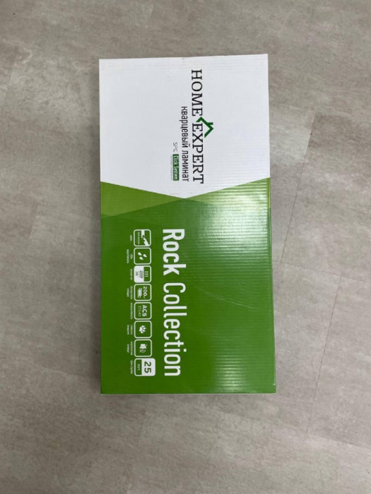 Кварцевый SPC ламинат Home Expert Rock 9106 Almond 610*305*4мм, 0,5мм