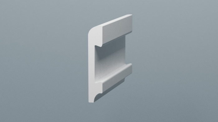 Дюрополимерный плинтус FARGO 502 А 78x15x2000