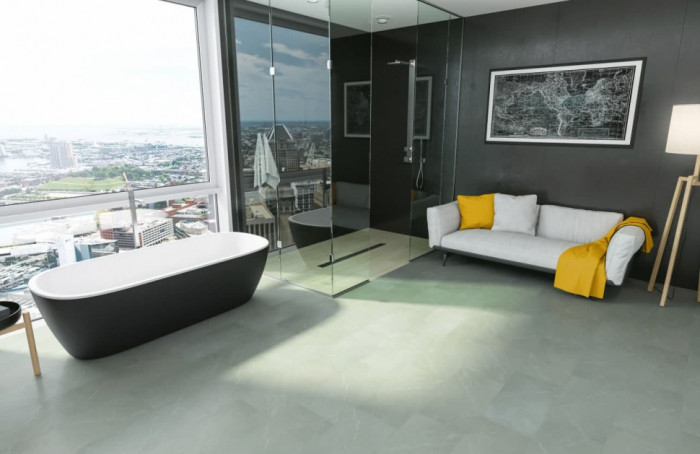 Каменный ламинат SPC ReFloor Fargo Stone 66S451 Серый Риальто