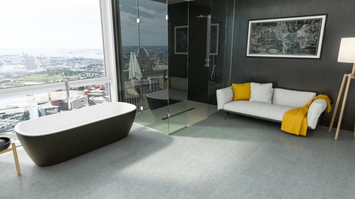 Каменный ламинат SPC ReFloor Fargo Stone Горный Хрусталь JC 11013