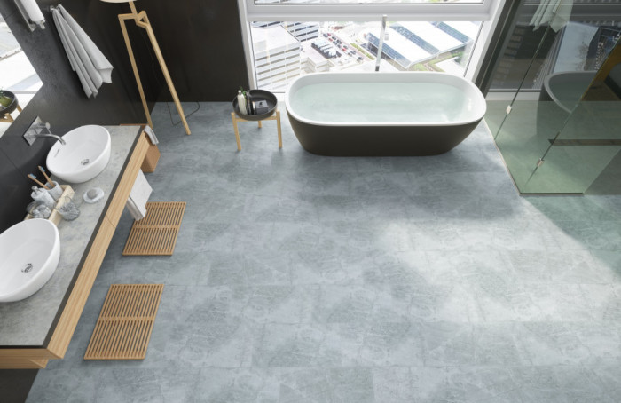 Каменный ламинат SPC ReFloor Fargo Stone Дымчатый Меланит 61S455