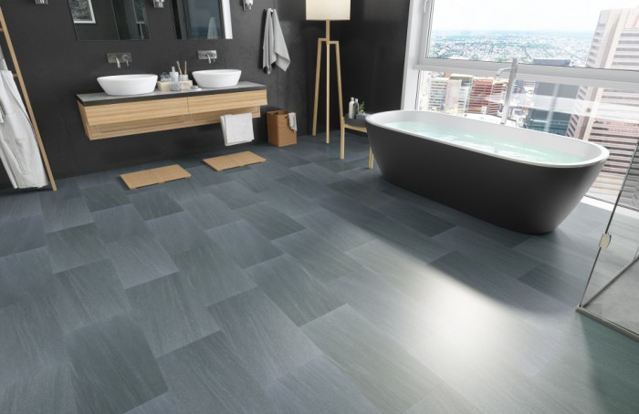 Каменный ламинат SPC ReFloor Fargo Stone Черный Алмаз 64S452