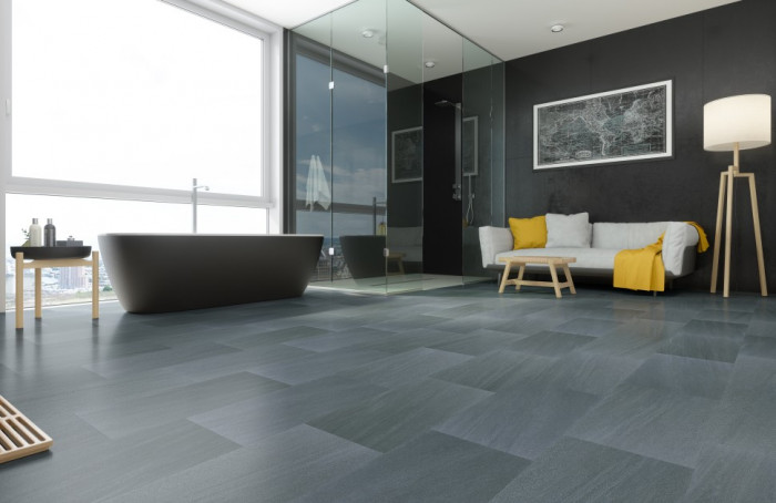 Каменный ламинат SPC ReFloor Fargo Stone Черный Алмаз 64S452