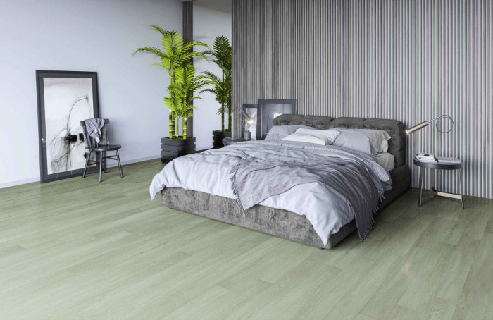 Кварцевый SPC ламинат Home Expert 2106-12 Дуб Густой туман 1220*150*3.5мм, 0,3 мм