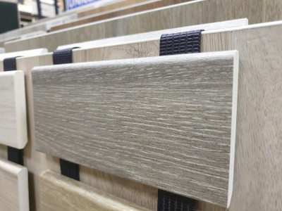 Плинтус SPC FARGO 379-1 Дуб Серый Иней 2200*80*11мм