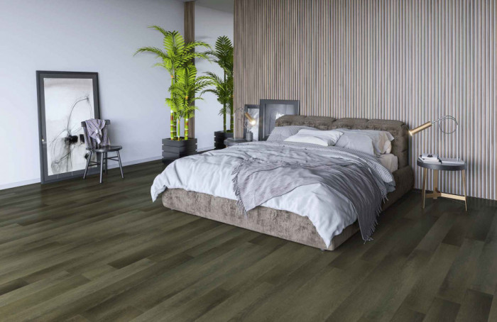 Кварцевый SPC ламинат Home Expert 2187-03 Дуб Ночной лес 1220*150*3.5мм, 0,3 мм