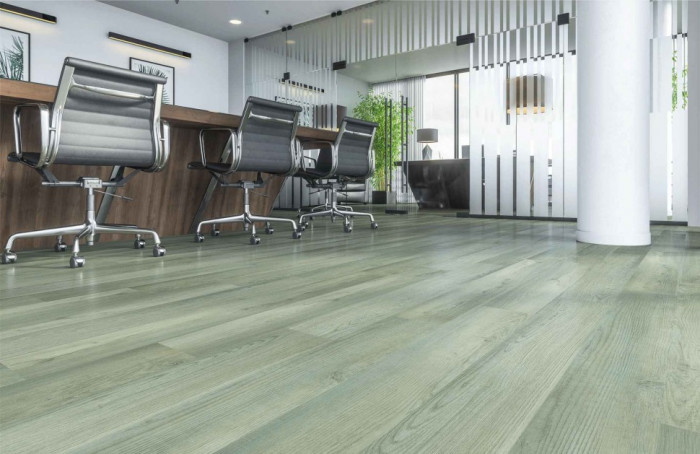 Кварцевый SPC ламинат Home Expert 61W930 Дуб Майское утро 1220*150*3.5мм, 0,3 мм