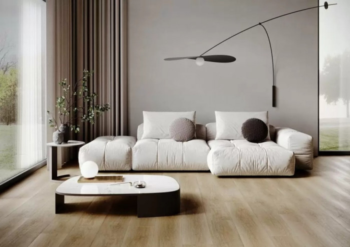 Каменный ламинат SPC ReFloor Fargo Bevel Дуб Монако 50-63W948