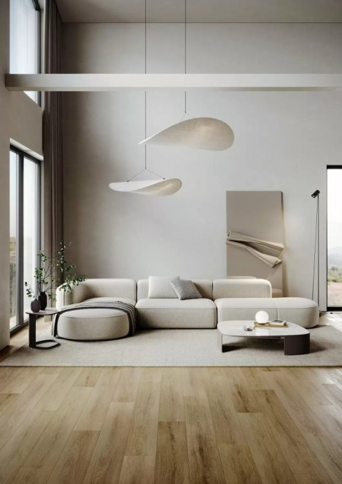 Каменный ламинат SPC ReFloor Fargo Bevel Дуб Севилья 50-2105