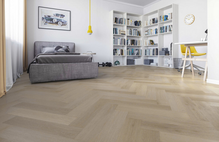 Каменный ламинат SPC ReFloor Fargo Parquet 33-1166-02 Дуб Спелый Миндаль (615*123*4мм)
