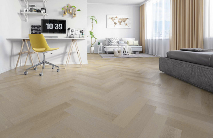Каменный ламинат SPC ReFloor Fargo Parquet 33-1166-02 Дуб Спелый Миндаль (615*123*4мм)