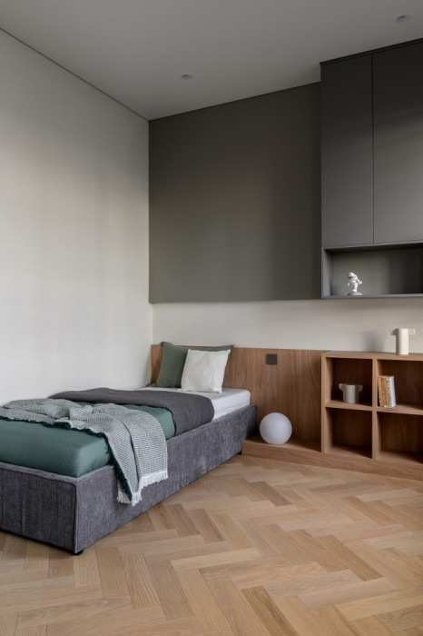 Кварцевый SPC паркет Quartz Parquet Штучный паркет 44-1258-58 Дуб Хельсинки