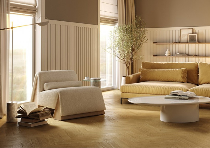 Кварцевый SPC паркет Quartz Parquet Штучный паркет 44-33429 Дуб Рейн