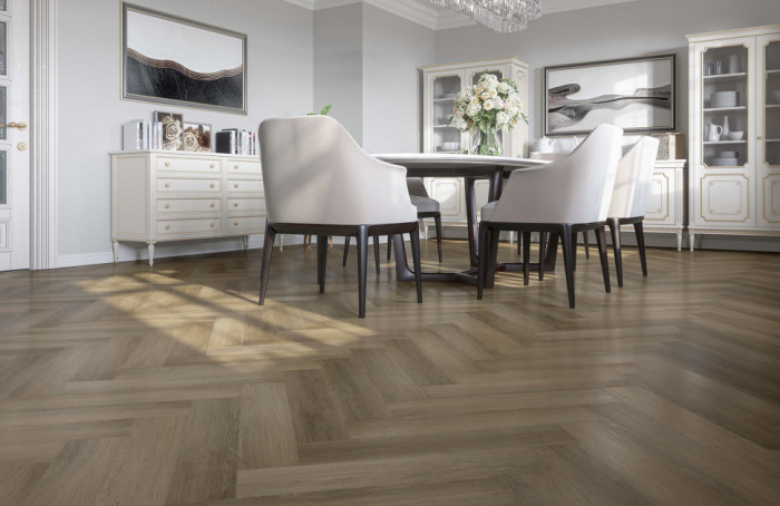Каменный ламинат SPC ReFloor Fargo Parquet 33-4105-12 Дуб Ванкувер (615*123*4мм)