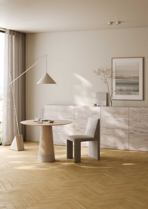 Кварцевый SPC паркет Quartz Parquet Штучный паркет 44-400-74 Гикори Североамериканский