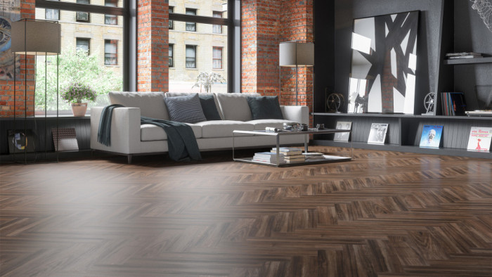 Каменный ламинат SPC ReFloor Fargo Parquet 33-64W929  Дуб Сиена (615*123*4мм)