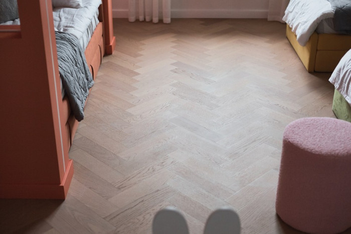 Кварцевый SPC паркет Quartz Parquet Штучный паркет Дуб Бисквитный 44-1258-07