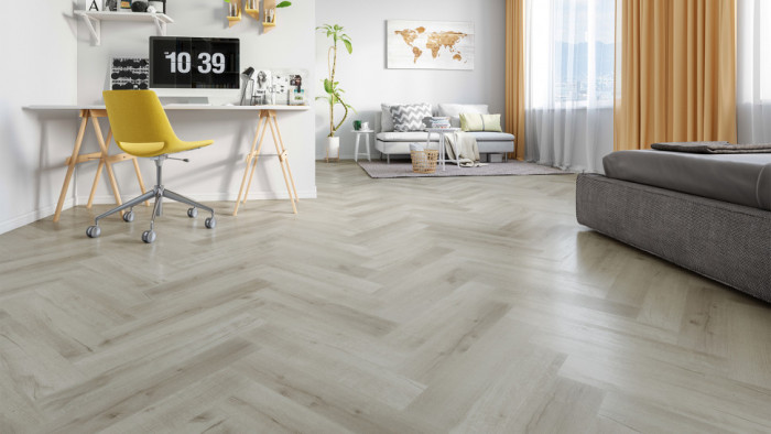 Каменный ламинат SPC ReFloor Fargo Parquet 33-81996-14  Дуб Лондонский Туман (615*123*4мм)