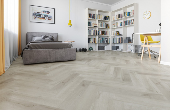 Каменный ламинат SPC ReFloor Fargo Parquet 33-81996-14  Дуб Лондонский Туман (615*123*4мм)